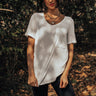 Forever Friendly Shift Tee In White Image - 1