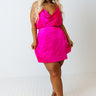 Champagne Life Satin Skort Curves Image - 1