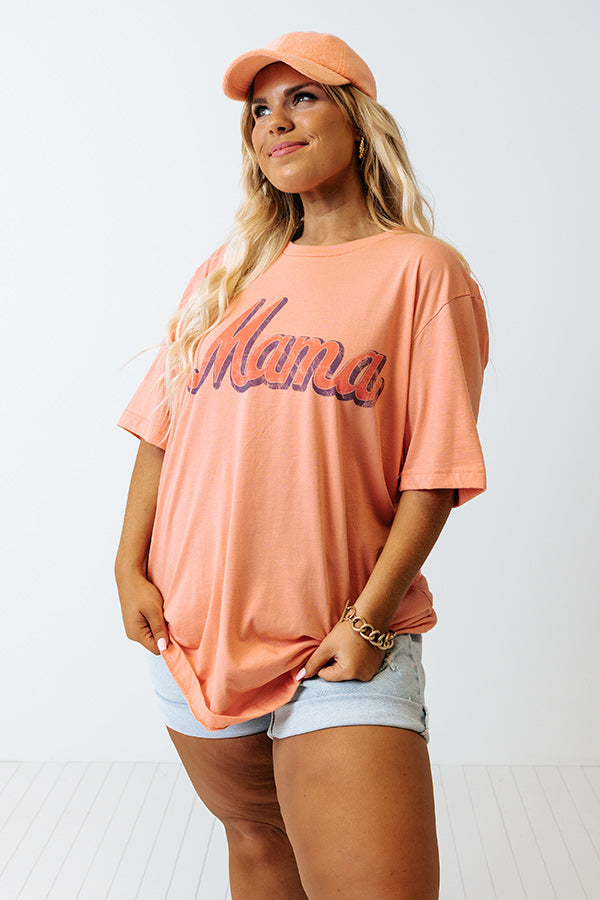 Mama Graphic Tee Curves Image - 1