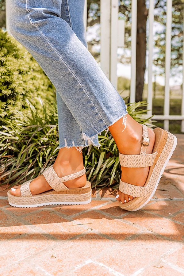 The Rialto Raffia Sandal Image - 1