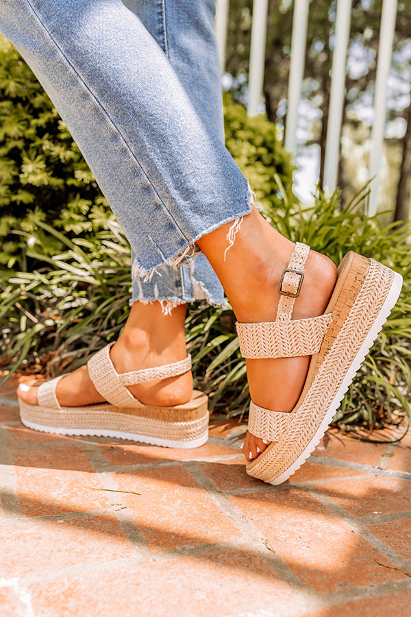 The Rialto Raffia Sandal Image - 2