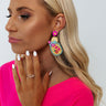 Drinks In The Sun Beaded Earrings Image - 1