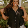 Exchanging Stories Shift Top In Black Curves Image - 1