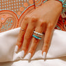 First Class Pass Ring Set in Blue Image - 1