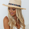 Sunshine Needed Raffia Fedora Image - 1