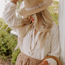 Latte To Go Raffia Fedora Image - 1