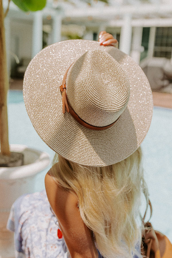 VIP Pool Party Woven Fedora Image - 2