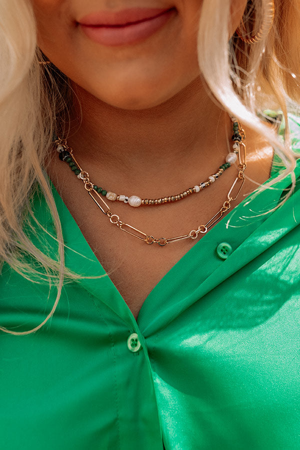 Lovely Evening Layered Necklace