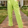 Insta Famous Trousers In Lime Image - 1