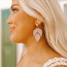 Tree Lined Drive Earrings In Dusty Purple Image - 1