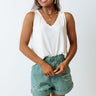 Friends For Life Shift Tank In Cream Image - 1