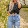Plain And Simple Shift Tee In Black Curves Image - 1