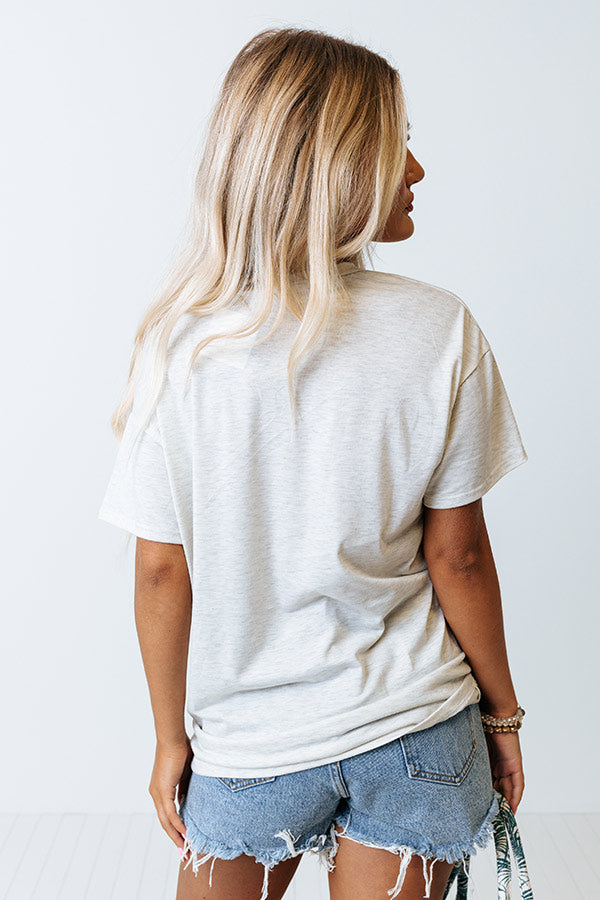 Plain And Simple Shift Tee In Stone Image - 2