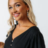 Santorini Season Beaded Hoop Earrings In White Image - 1