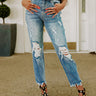Risen The Clark High Waist Distressed Jean Image - 1