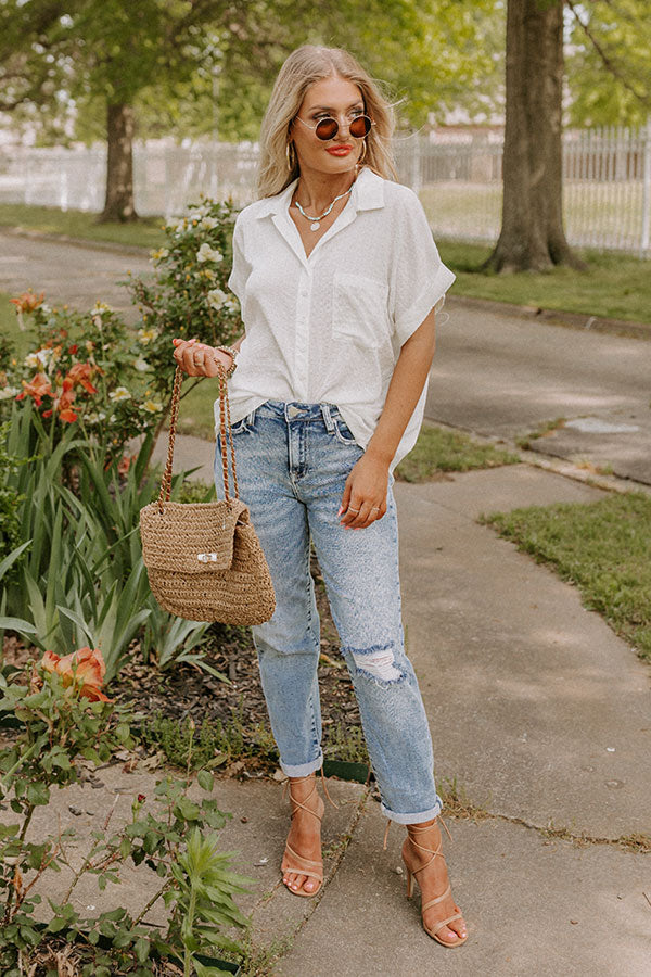 Risen The Joplin Mid Rise Distressed Boyfriend Jean Image - 1