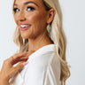 Kendra Scott Framed Tessa Gold Drop Earrings in Bronze Veined Turquoise Magnesite Red Oyster Image - 1