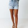 KanCan The Koty High Waist Distressed Shorts Image - 1