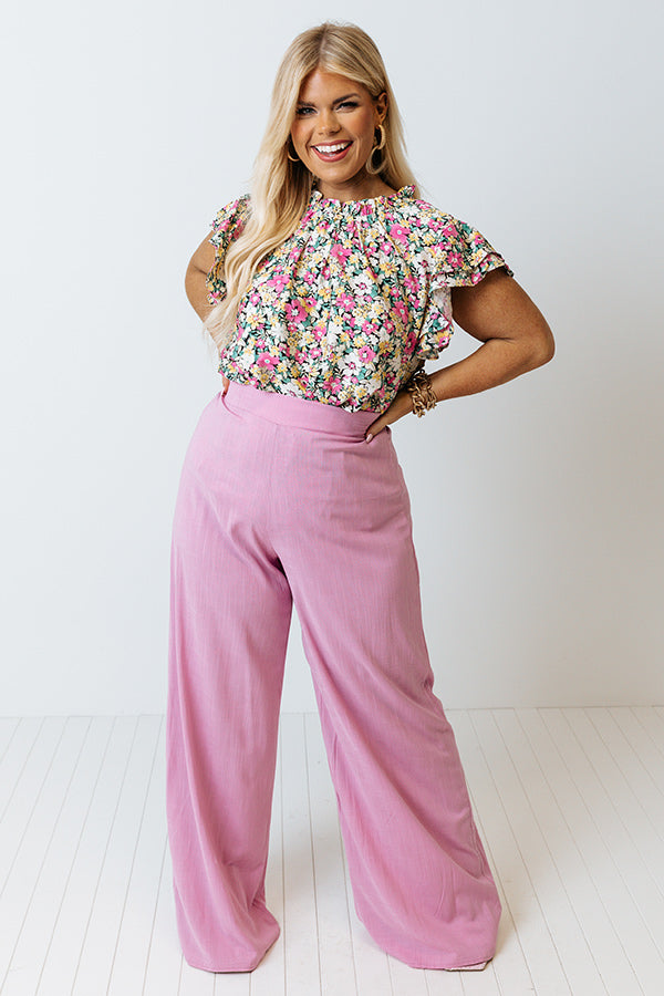 Stay Steady Floral Shift Top In Black Curves Image - 2