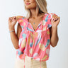 Fun On Repeat Shift Top In Pink Image - 1