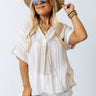Lake Como Shift Top In Beige Curves Image - 1