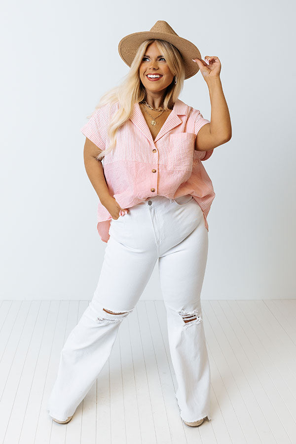 Easy On Me Button Up Top Curves Image - 1