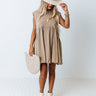 Austin Outing Tunic Dress In Light Mocha Image - 1