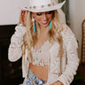 Concert Countdown Faux Suede Fedora Image - 1
