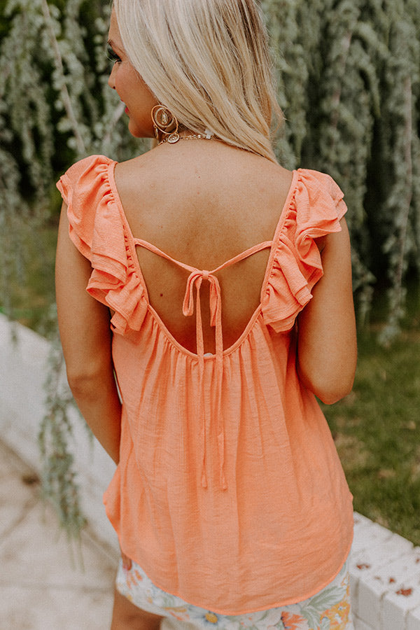 Cutie Pie Shift Top In Orange Image - 5