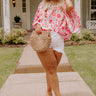 Save Me A Seat Floral Shift Top Curves Image - 1