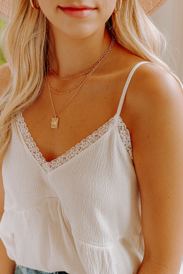Bon Voyage Baby Layered Necklace