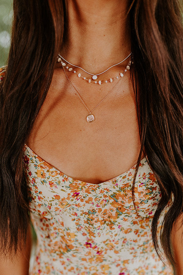 Cute And Coasting Layered Necklace Image - 1