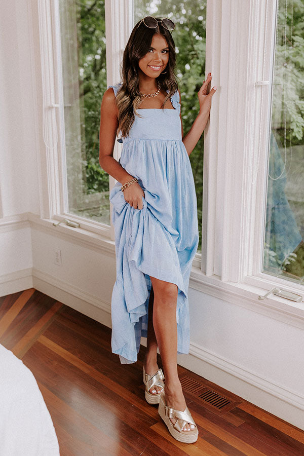 Off Into The Sunset Maxi In Sky Blue Image - 1