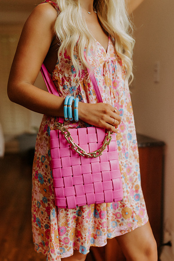 Give You The World Faux Leather Crossbody