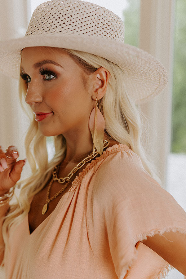 Really Into You Feather Earrings Image - 1