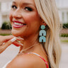 Friends For Life Earrings In Aqua Image - 1