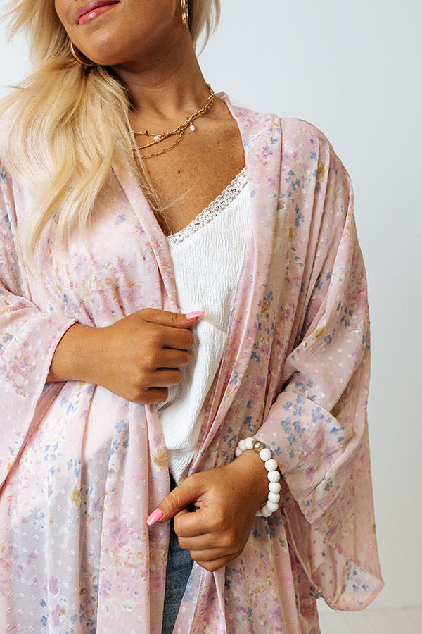 Bay Breeze Beauty Floral Overlay In Blush Curves Image - 5