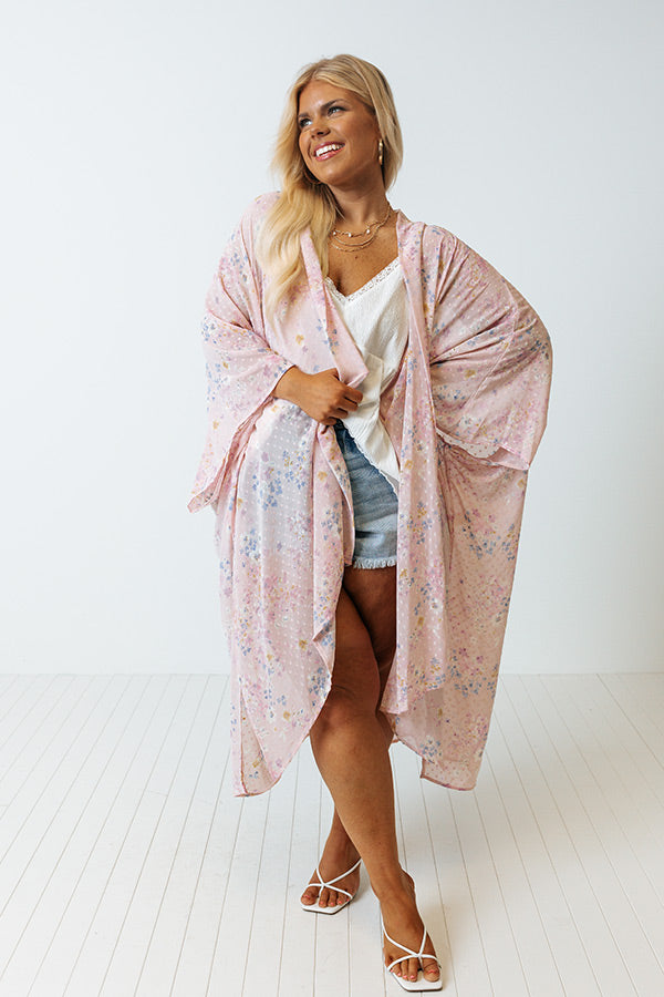 Bay Breeze Beauty Floral Overlay In Blush Curves Image - 1