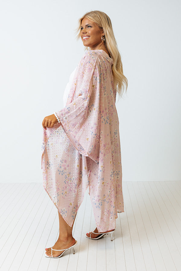 Bay Breeze Beauty Floral Overlay In Blush Curves Image - 2