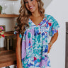 Simply Honored Babydoll Top In Sky Blue Image - 1