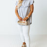 Follow You Bliss Chambray Top In Light Periwinkle Curves Image - 1