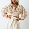 Frill Deal Floral Crop Top Image - 1