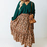 Press Room Shift Top In Hunter Green Curves Image - 1
