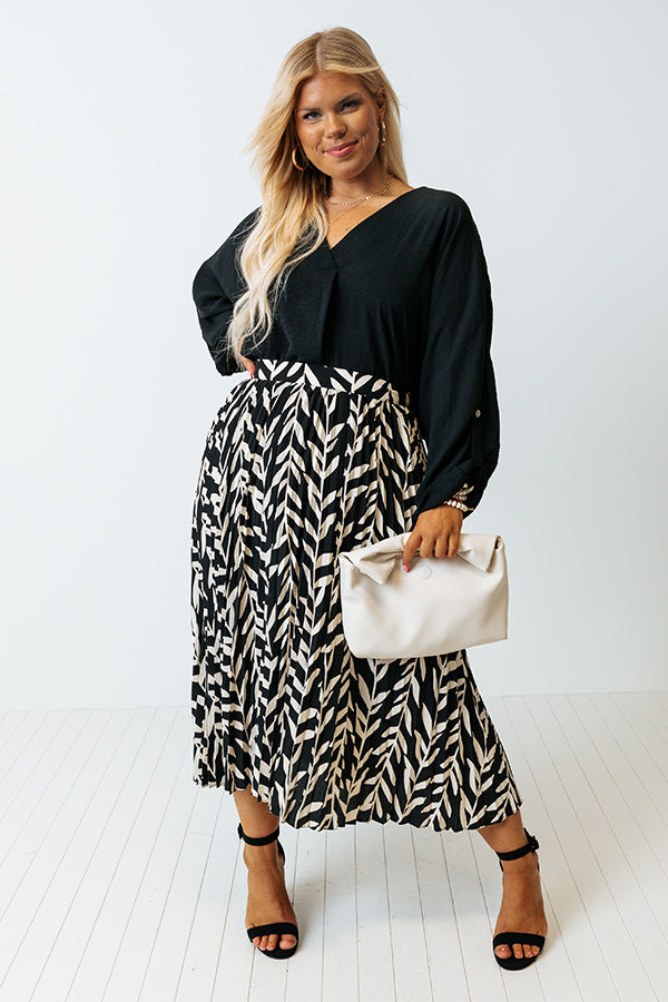 The Patisserie Pleated Skirt Curves
