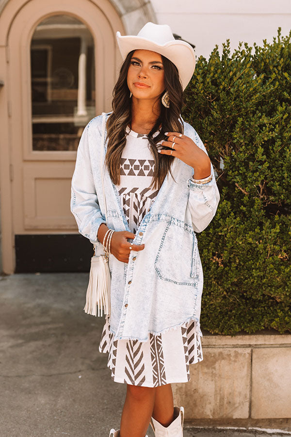 Western Connection Chambray Tunic