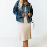 Risen New Album Distressed Denim Jacket Curves Image - 1