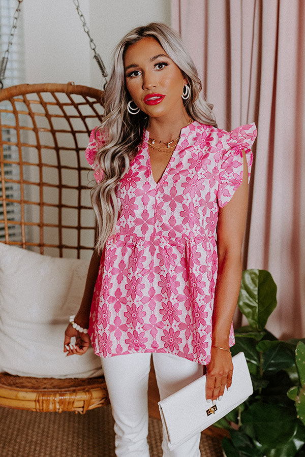 All The Fun Shift Top In Pink Image - 2