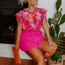 All Yours Floral Shift Top Curves Image - 1