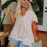 The Real Fling Shift Top In Orange Curves Image - 1