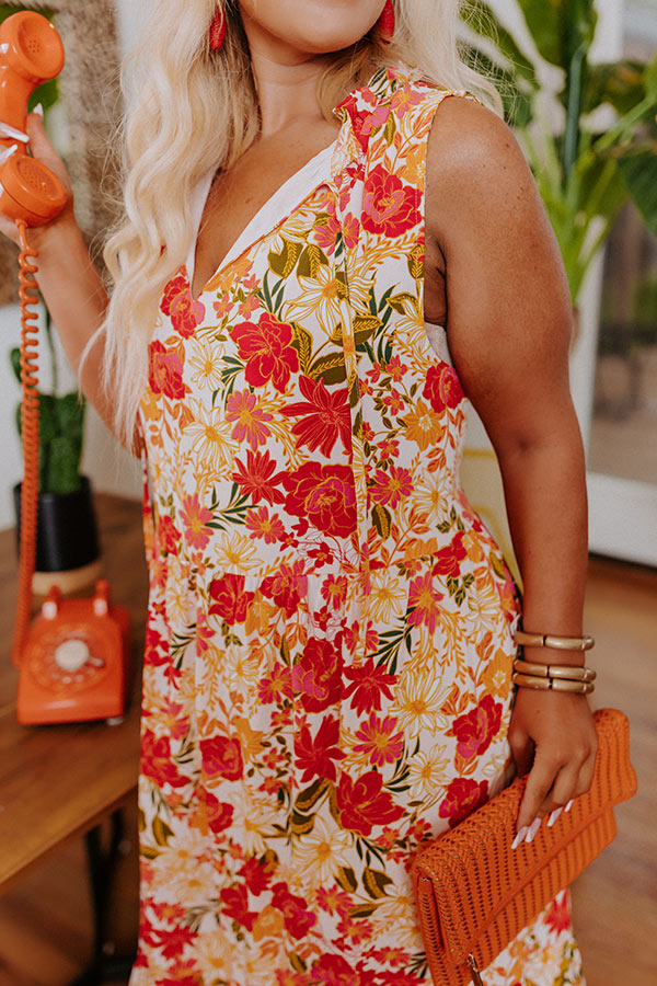 Blooming Beauty Maxi In Rose Curves Image - 5